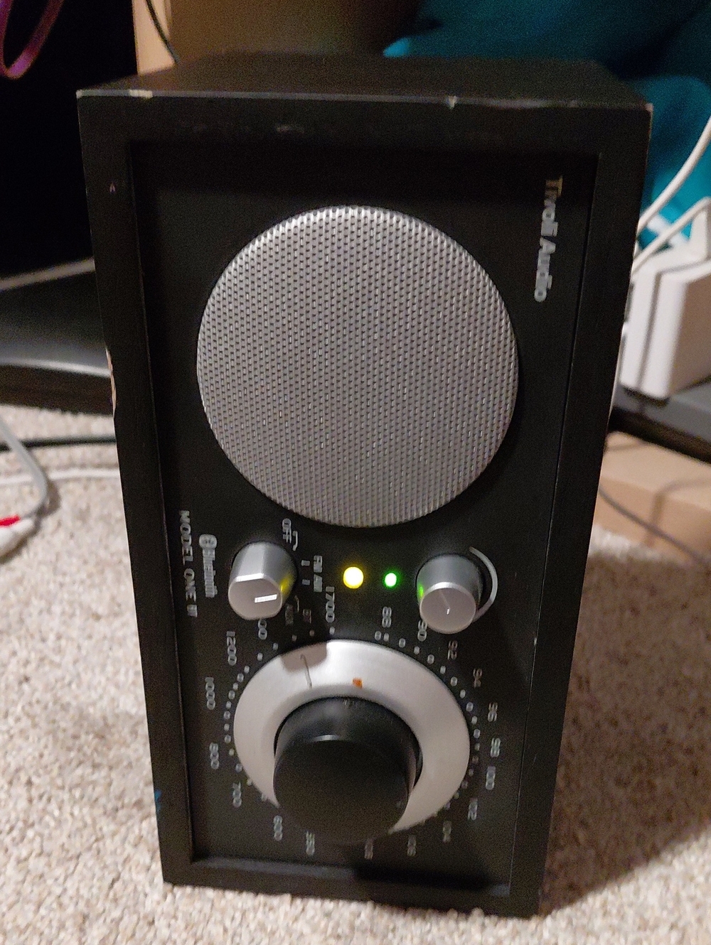 Model One II Portable AM/FM Table Radio - Black/Silver Bluetooth